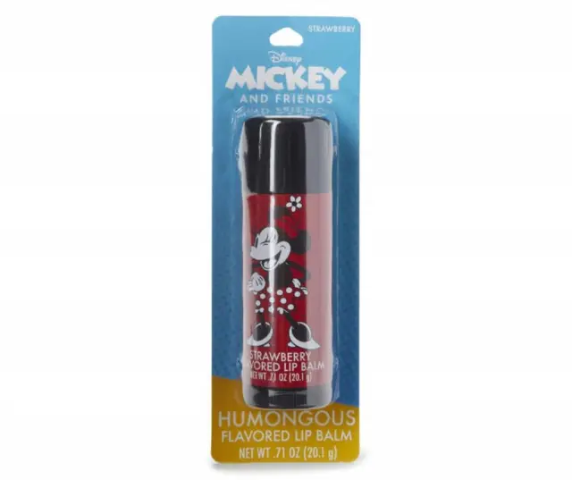 Disney Minnie Mouse and Friends HUMONGOUS Strawberry Flavored Lip Balm .71 oz 5