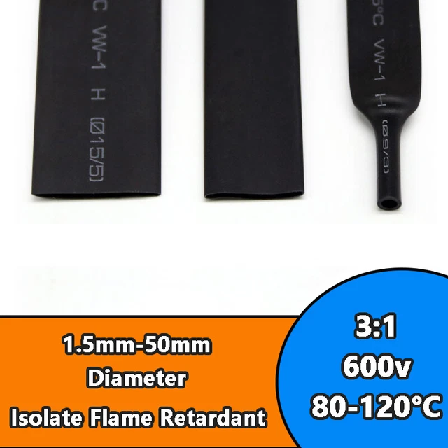 Tubo termoretraibile 3:1 PE Maniche termoretraibili 1,5 mm-50 mm diametro 80°C-120°C