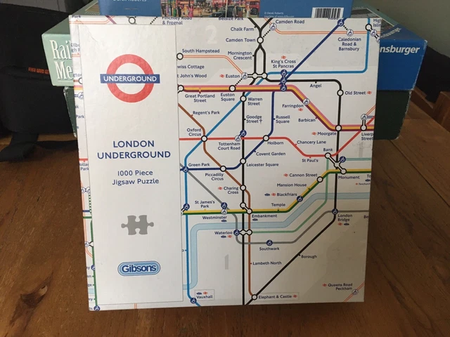 TfL London Tube Map – 500 Piece Jigsaw Puzzle (Gibsons) – 🧩 Puzzles Galore