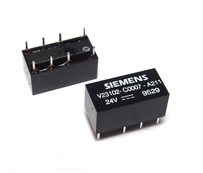 Relais SIEMENS v23102-b0007-a111 2 x Pour 