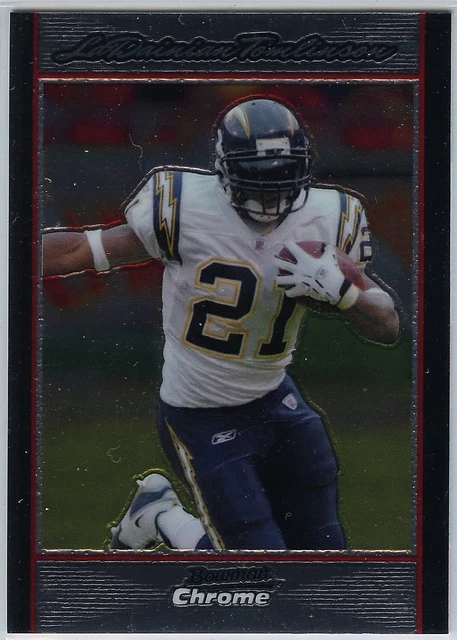 2001 BOWMAN CHROME NFL Draft Jersey Relic LaDainian Tomlinson