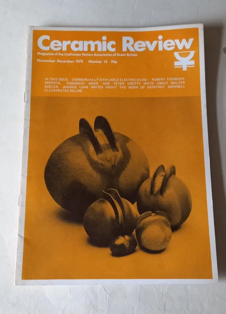 Revisión de cerámica. No. 18. Noviembre - diciembre. 1972.