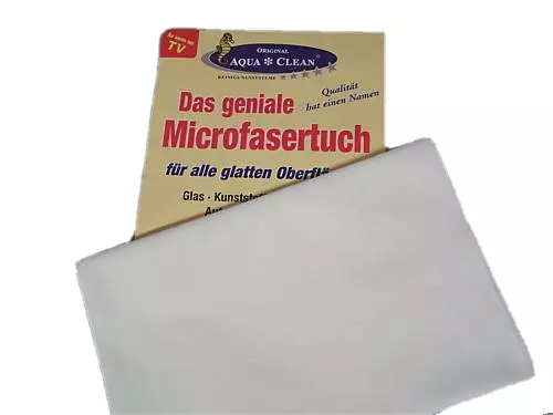 5 x Aqua Clean Fenstertuch Das geniale Microfasertuch Fenster streifenfrei