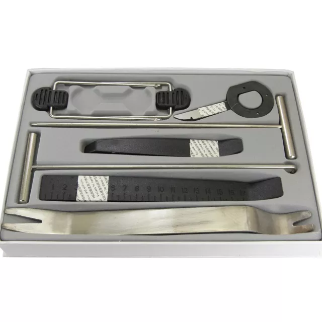 Premium acciaio inox auto rivestimento interno strumento di smontaggio radio smontaggio 9tl