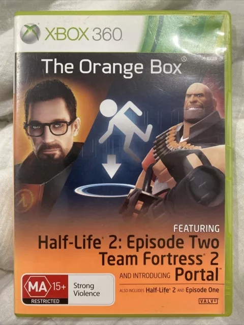 The Orange Box With Manual RARE XBOX 360