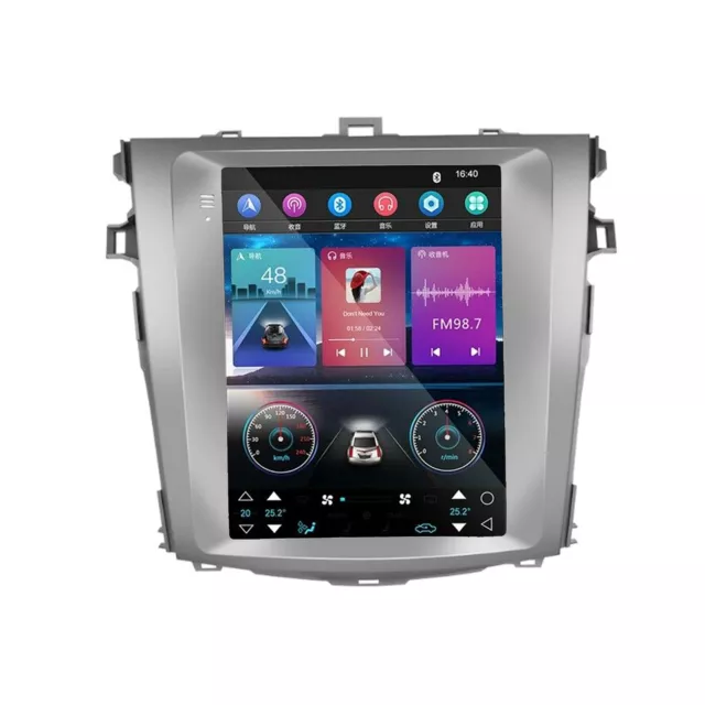 For Toyota Corolla 2009-13 Carplay Android12 Car Stereo Radio 9.7"GPS Nav BT 16G