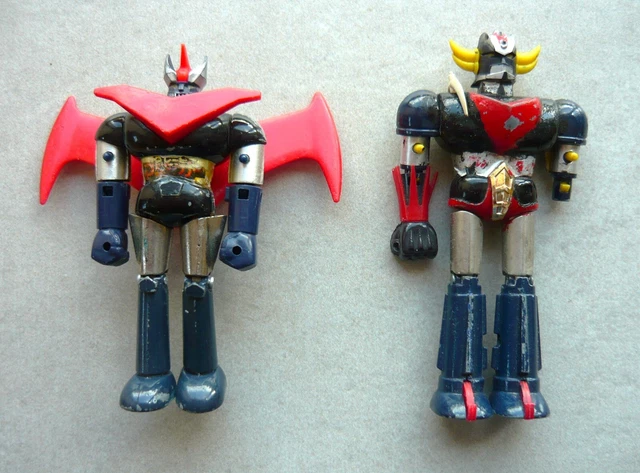 GOLDORAK - HYDARGOS LOT de 2 FIGURINE EN PVC FABIANPLASTICA - 1978 EUR 25,00 - FR