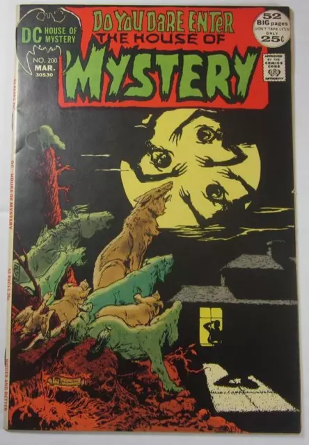 House Of Mystery #200 Dc Comics March 1972 Michael Kaluta  Vf/Nm 9.0