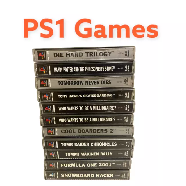 Giochi PlayStation 1 PS1 spedizione gratuita veloce il giorno successivo - a scelta dal menu a discesa