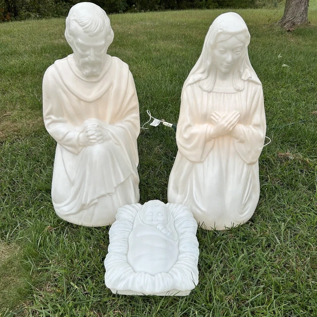 Vintage Blow Mold Nativity Scene FOR SALE! PicClick