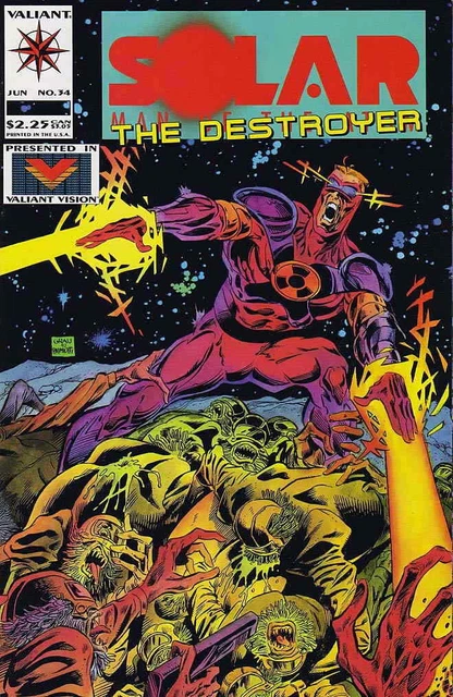 Solar, Man of the Atom #34 VF; Valiant | Valiant Vision - we combine shipping