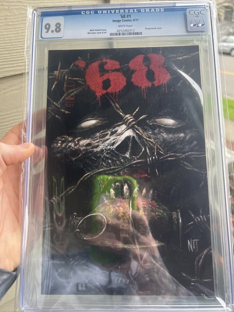 Image Comics 68 #1 CGC 9.8 NM. Nat Jones Cover White Pages