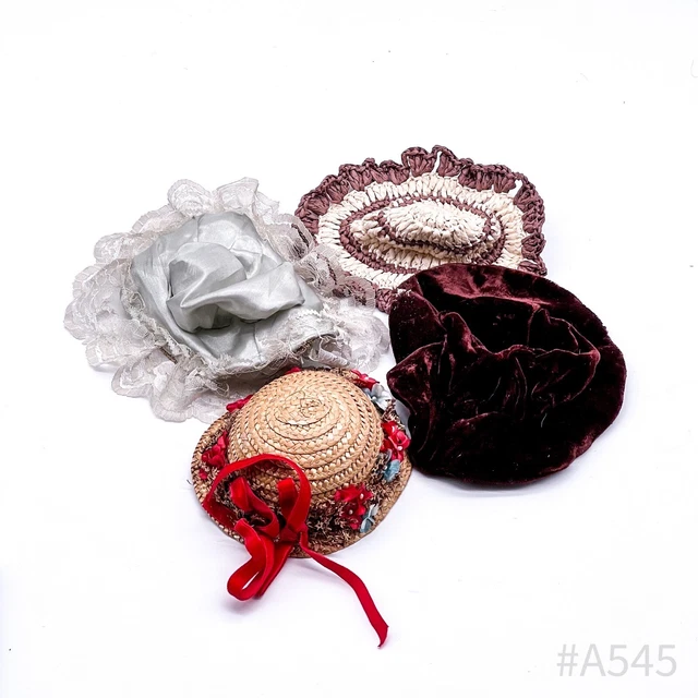 Miniatur Puppenhüte Set - 20 Stück Bunte Stoffhüte Für DIY Projekte