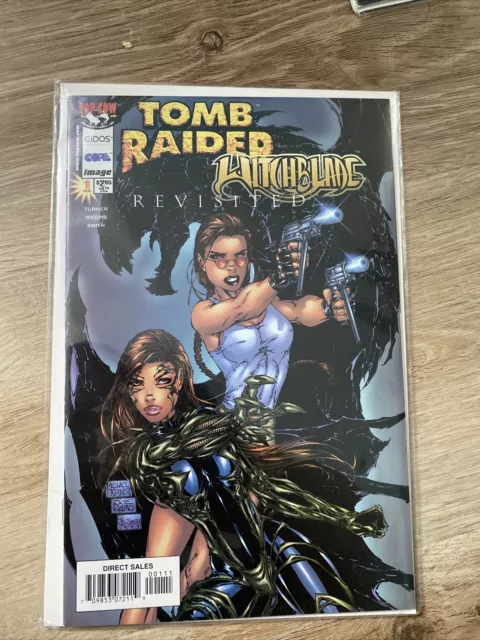 Image Comics Tomb Raider Witchblade Revisited #1 Dec 1998 Michael Turner Top Cow