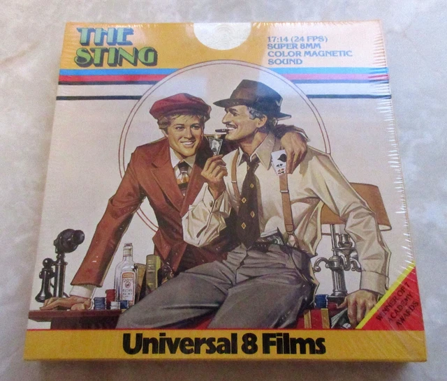 THE STING - Super 8 Colour Sound Film  - 348ft / 17 Minutes - BRAND NEW & SEALED
