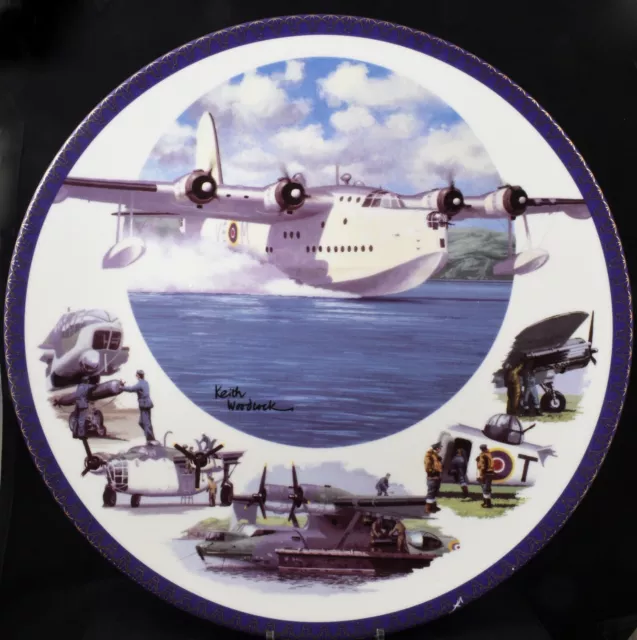 Royal Worcester For King & Country WWII Collectors 10¾" Plate Coastal Command