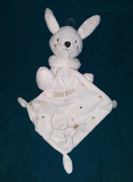 Peluche Doudou Lapin Blanc Mouchoir SIMBA NICOTOY Good Night Sweet Lovely NEUF