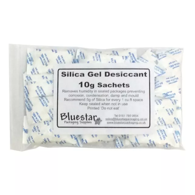 10g x 100 Silica Gel Desiccant Sachet Pouches