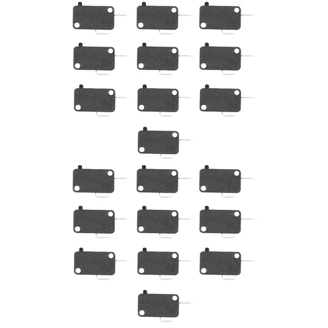50 Interruttori A Scatto Momentanei Quadrati Bianchi &ndash; 12x12 Mm &ndash; 2 Pin OFF-MOM &ndash; Honyone PB13