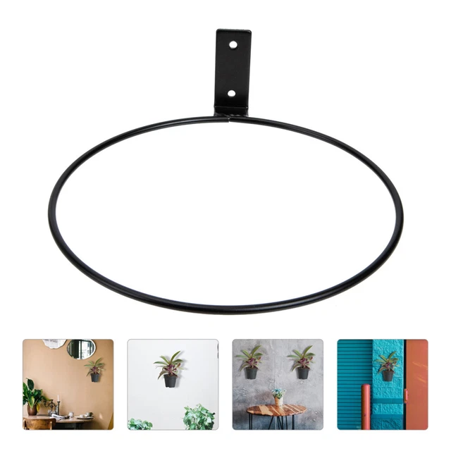 4 Pouces - Anneau Porte Plante Mural, Support De Pot De Fleur, Crochet