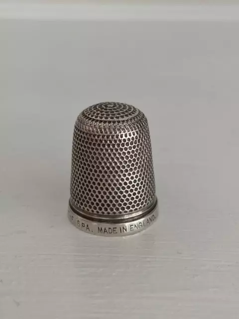 STERLING SILVER THIMBLE The Spa Henry Griffith & Sons