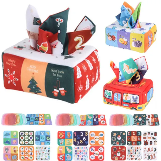Baby Tissue Box Toy, Montessori Toys For Babies 6-12 Months Sensory Toys Gift AU