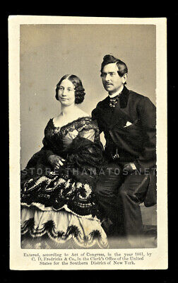 Rare Fredricks CDV Barney & Maria Williams Pfd for Lincoln & Civil War Soldiers