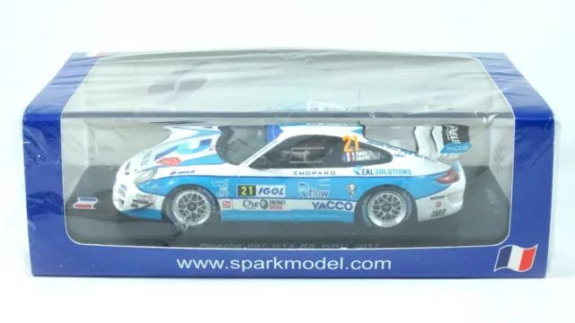 1:43 Porsche 911 997 GT3 RS WRC Rally Tour de Corse France Dumas rallye SPARK