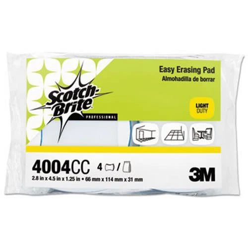 Scotch-Brite Easy Erasing Pad, Blue/White, 12 Pads (MMM55658)