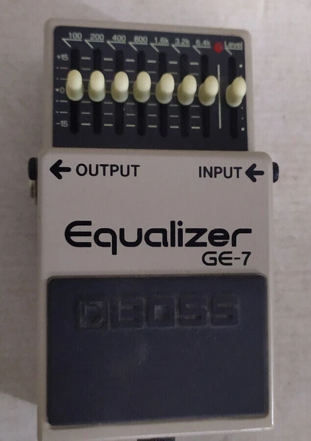 Boss GE-7 Graphic Equalizer Pedale equalizzatore grafico per chitarra 4
