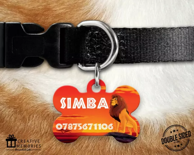 Personalised Pet ID Tag - ID Tag - Dog Tag - Dog Tags - Lion King