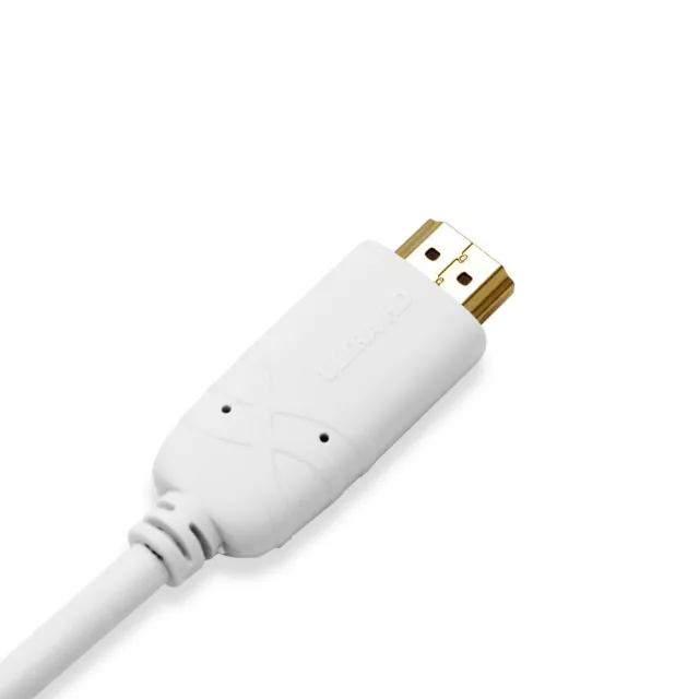 Cablesson - Mini DisplayPort1.2 to HDMI Male Cable 3M (4k - 60Hz) - White