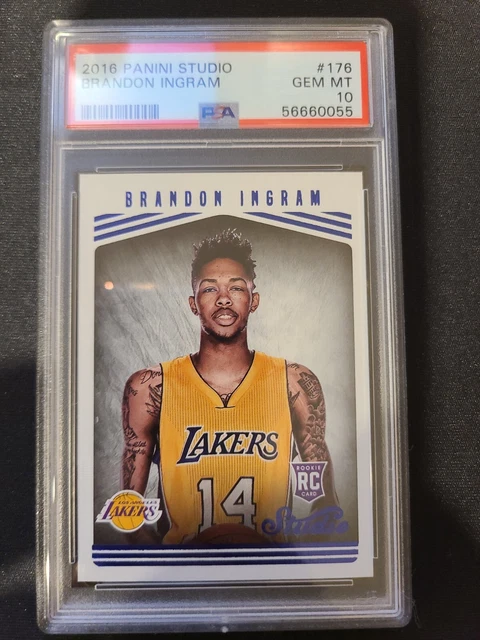 2016-17 PANINI BASKETBALL Studio Brandon Ingram # 176 RC