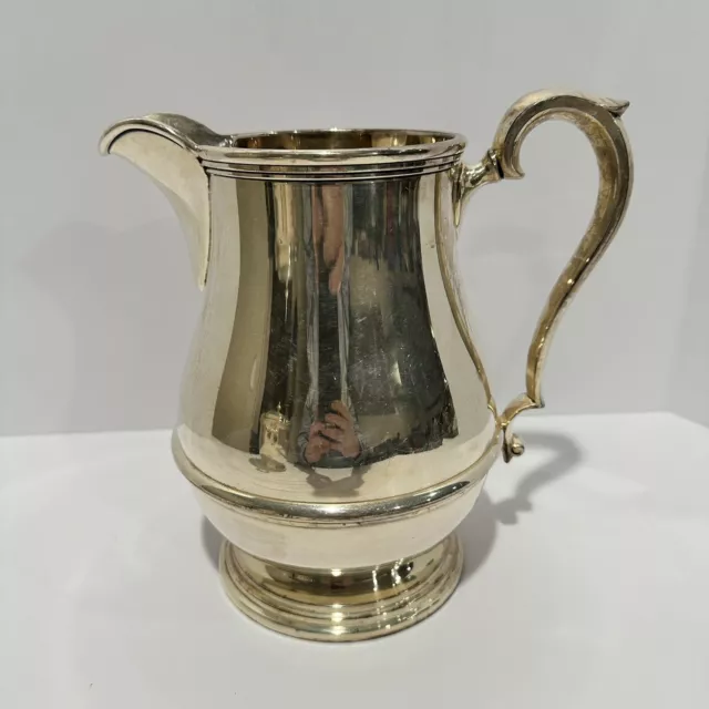 Reed & Barton 6600 Betsy Ross Silverplate Water Tea Pitcher 8 1/4" Tall