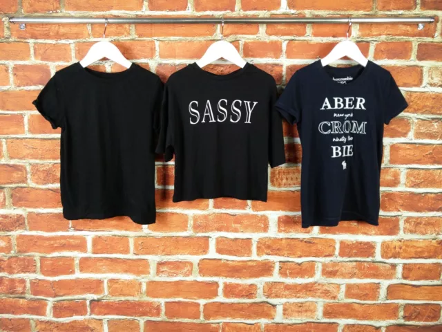 Girls Bundle Age 7-8 Years Abercrombie River Island Next T-Shirt Graphic 128Cm