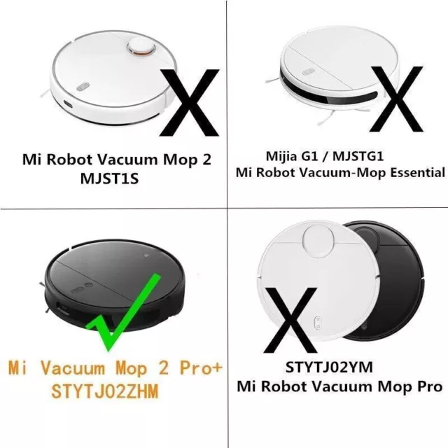 Zubehör Set für Xiaomi Mi Robot Vacuum Mop 2 Pro+ MJSTL STYTJ02ZHM Saugroboter 2