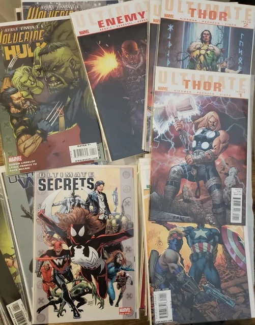 46 Ultimate Comics Lot X4 Avengers Thor She-Hulk Wolverine Spider-Man  (Marvel)