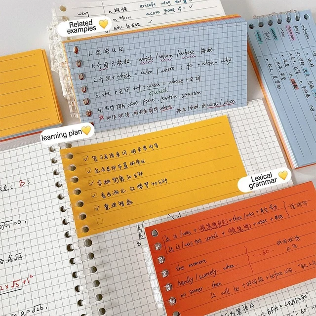 en vrac Memo Pad Agenda Mensuel hebdomadaire quotidien à faire Note Pad Cahier