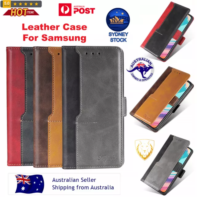 For Samsung Horizontal Flip Leather Case with Holder & Card Slots & Wallet