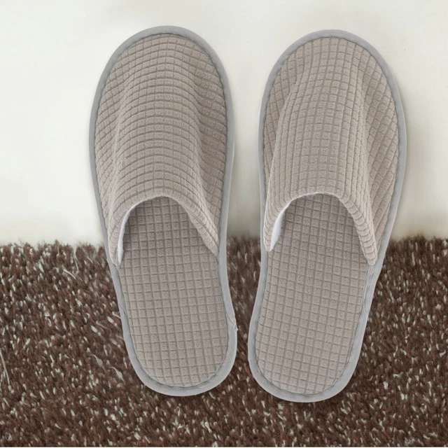 Teceyfeet Set di Ciabatte Ospiti Pantofole Usa e Getta Non- Slip Slipper Casual Scarpe da Casa Pantofole Pieghevoli,10 Paia Pantofole Donna Uomo per Hotel Viaggi Ospiti Home Spa