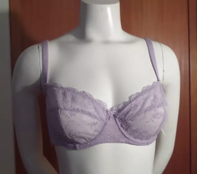 Blush Soft Seduction Underwire Lace Demi Bra Lingerie Jasmine size 34C 0227807