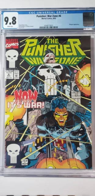 Punisher War Zone #6 CGC 9.8 MARVEL 8/92
