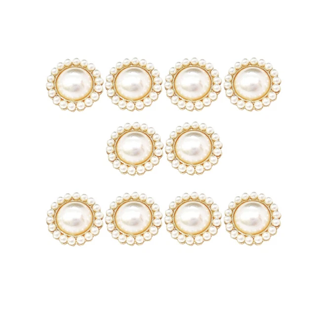 10 Pcs Verzierungen Zum Basteln Nähen Knopfverzierungen Frauenkleidung