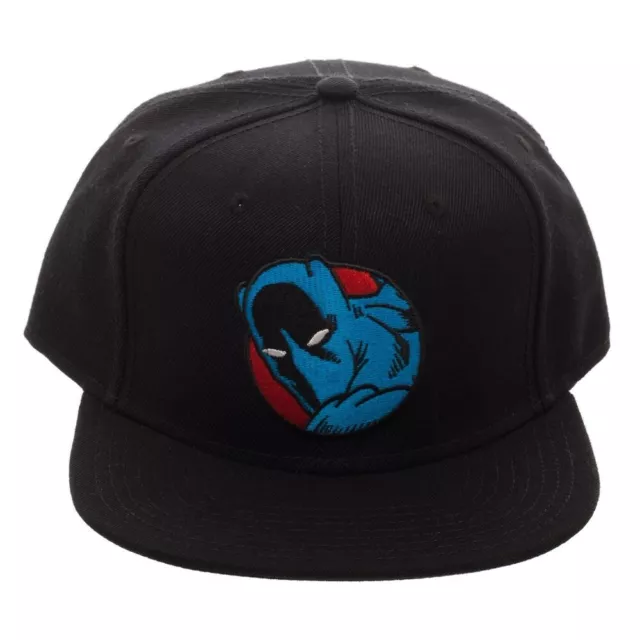 NWT Marvel Comics Black Panther Embroidered Adjustable Snapback Baseball Cap