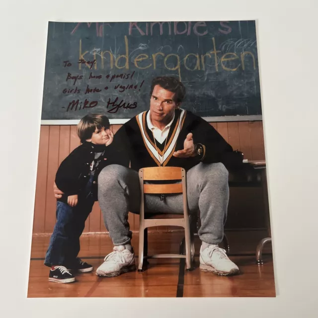 Miko Hughes Signed Autograph (8x10) Photo | Child Actor, Kindergarten Cop