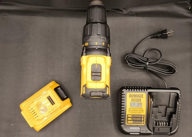 DEWALT DCD778 20V Brushless Hammer Drill Driver DCB115 Charger 20V ...