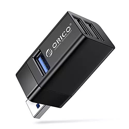 ORICO USB Hub, mini hub USB portatile a 3 porte, adattatore splitter USB (q9a)