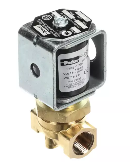 Hobart 00-270239-00001 Solenoid Valve Fill 110/120V 50/60HZ 3/8" Parker GP317