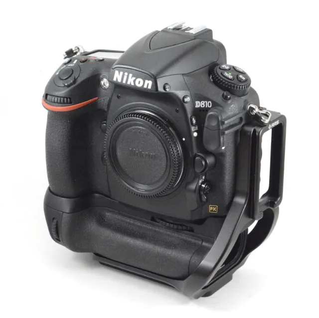 Nikon D810 36.3MP Digital SLR Body w/MB-D12 & Extras, Shutter Count 4950, Mint!