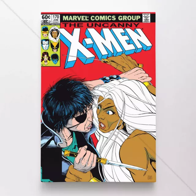 Uncanny X-Men Poster Canvas Vol 1 #170 Xmen Marvel Comic Book Art Print